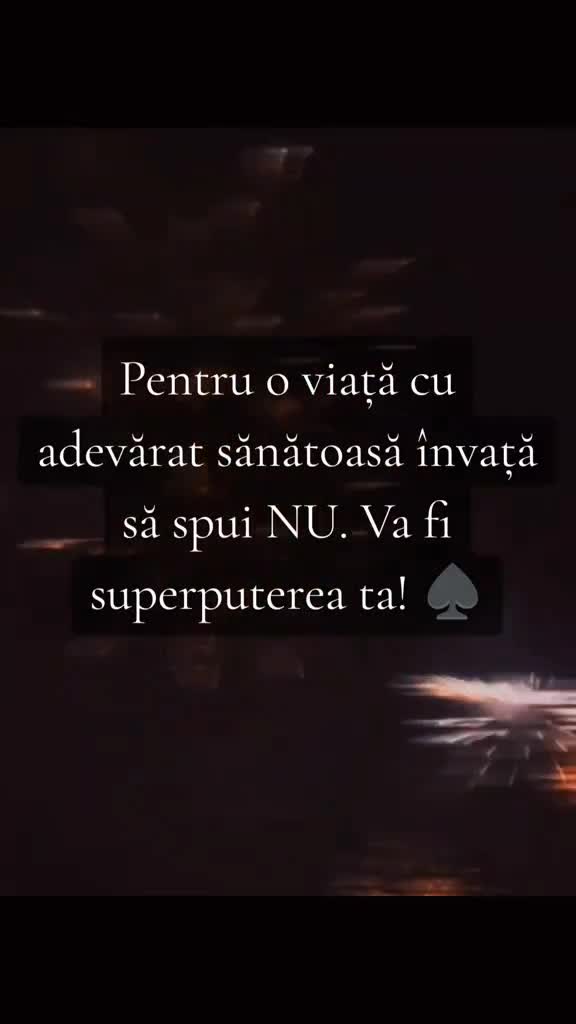 Învață să spui NU ⚡