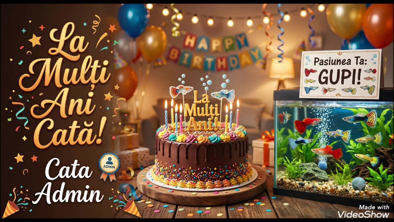 La mulți ani Cătă Admin!