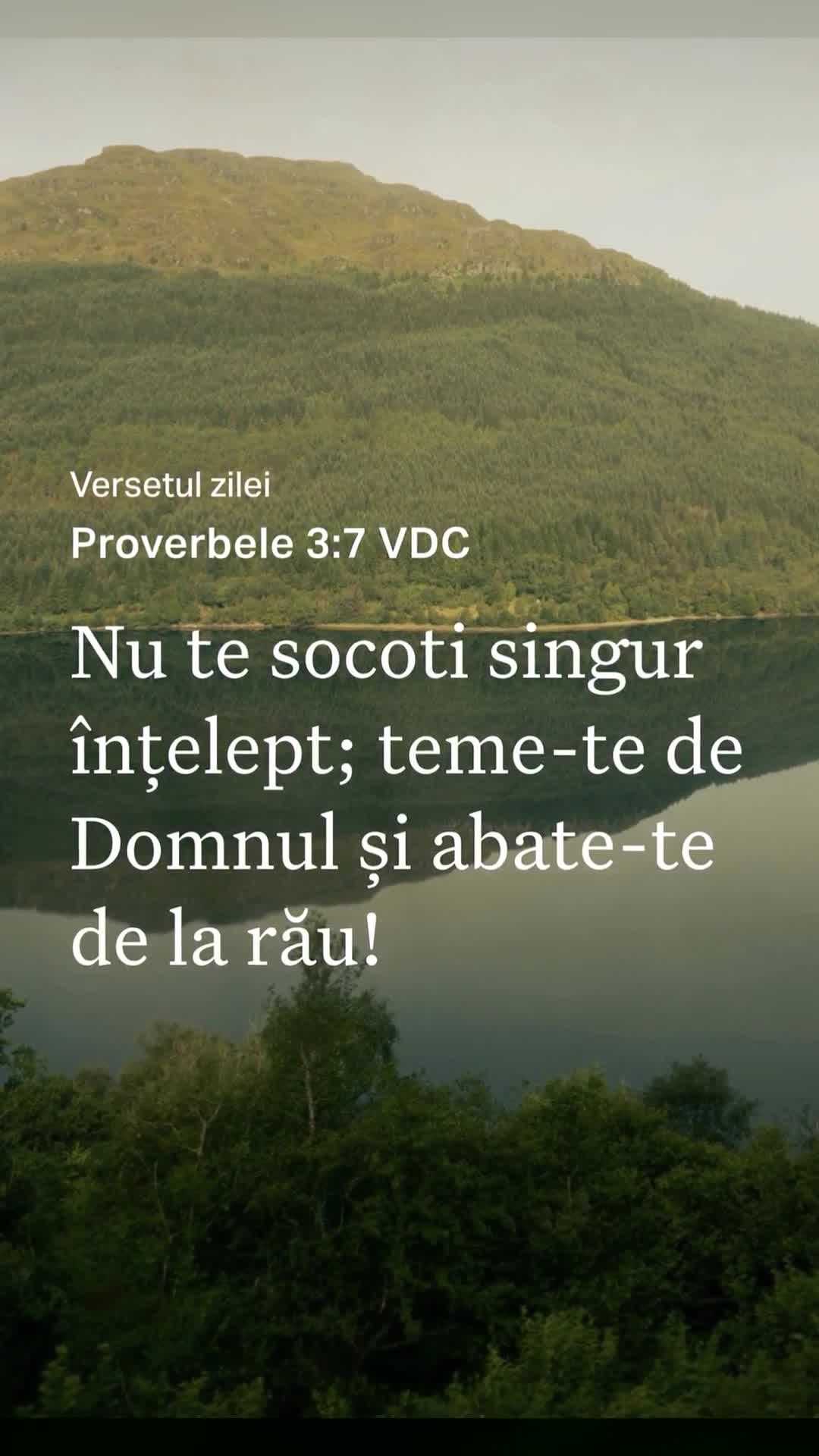 Versetul zilei 18 Septembrie 2026!