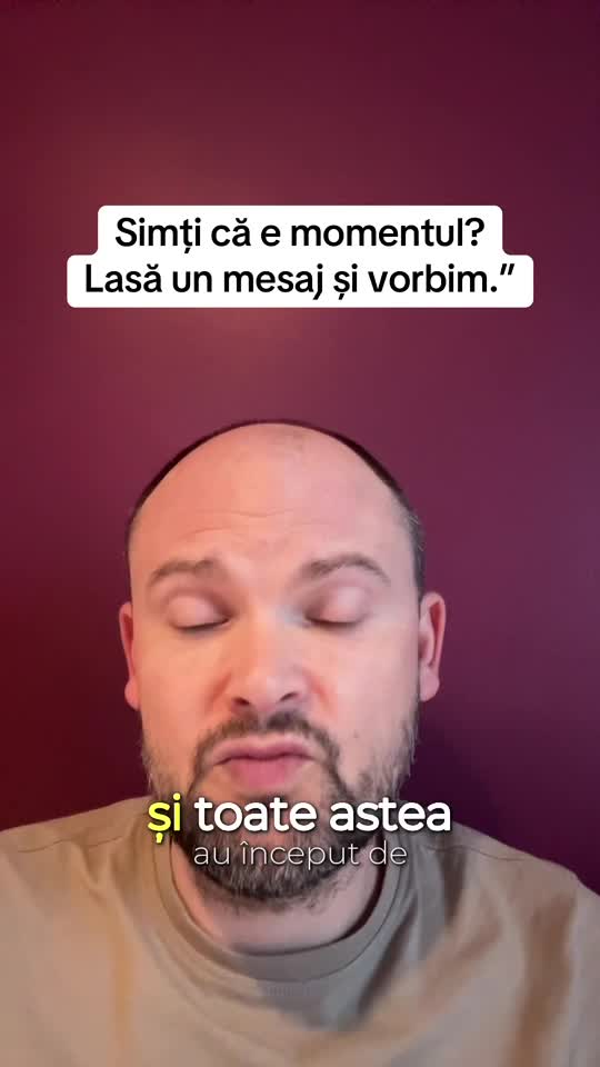 Nu mi-a schimbat doar portofelul. Mi-a schimbat viața.
Dacă ai simțit ceva din ce am spus, scrie-mi.
Eu chiar răspund.