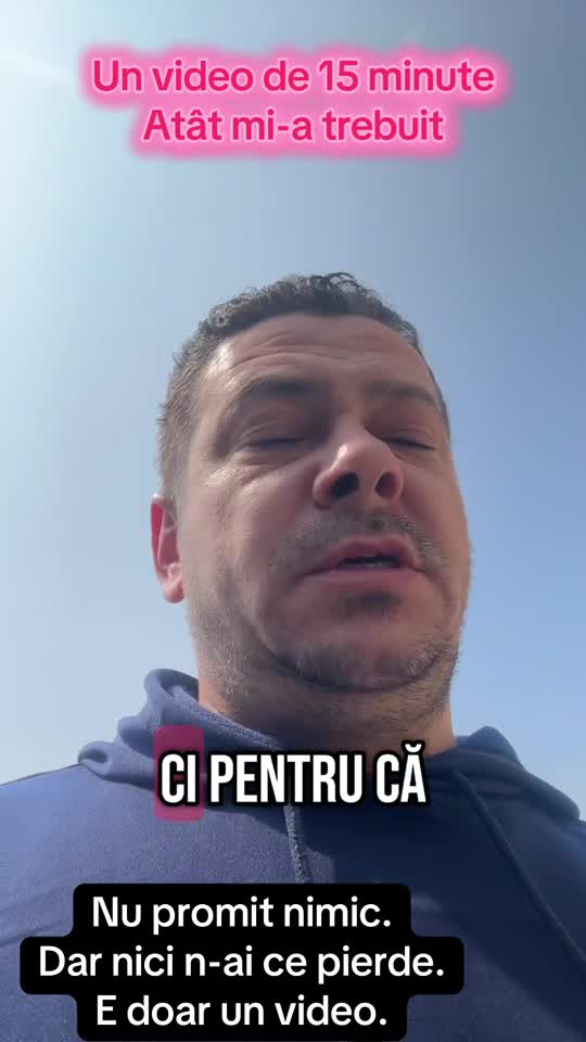 doar un video care îți poate schimba o parere