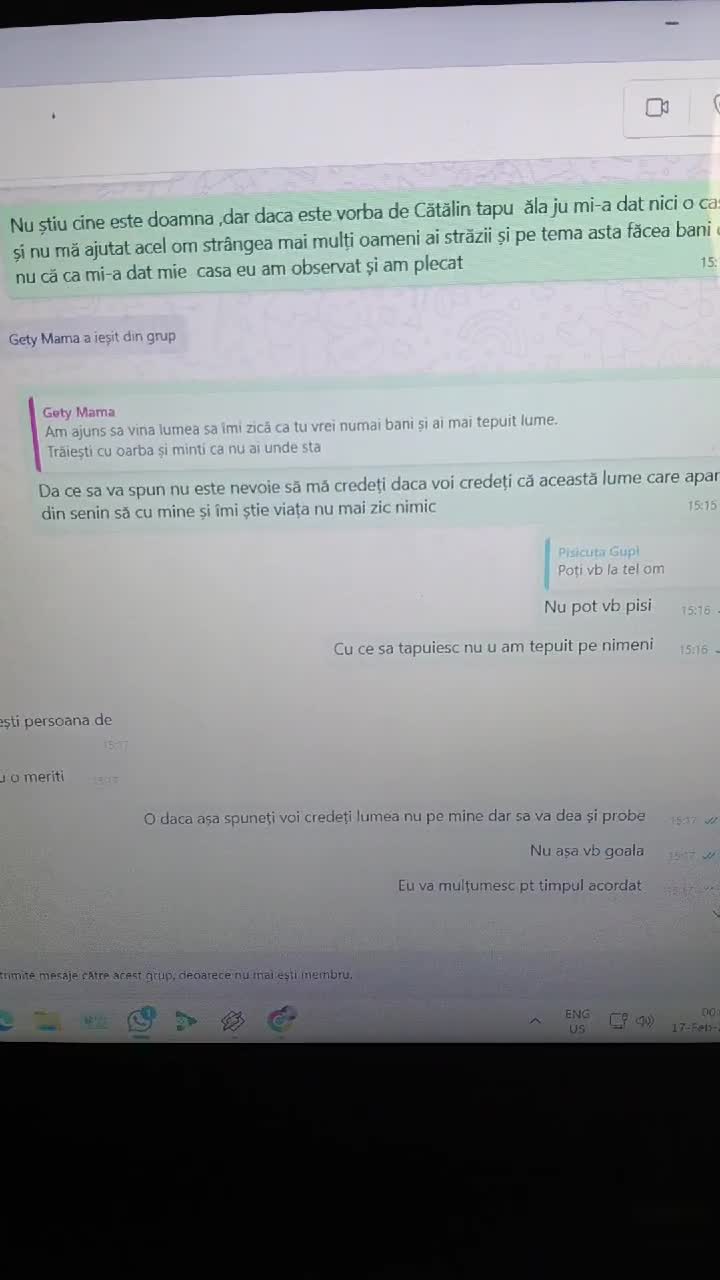 iată mesajul care te contrazice că ,ai spus că nu te-ai luat după lume iată adevărul,iar eu spun sa nu mai dai cu Hate atât