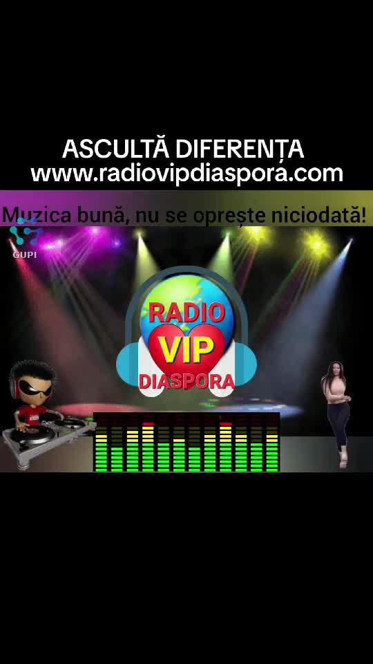 ASCULTĂ DIFERENȚA 
Muzica bună, nu se oprește niciodată!