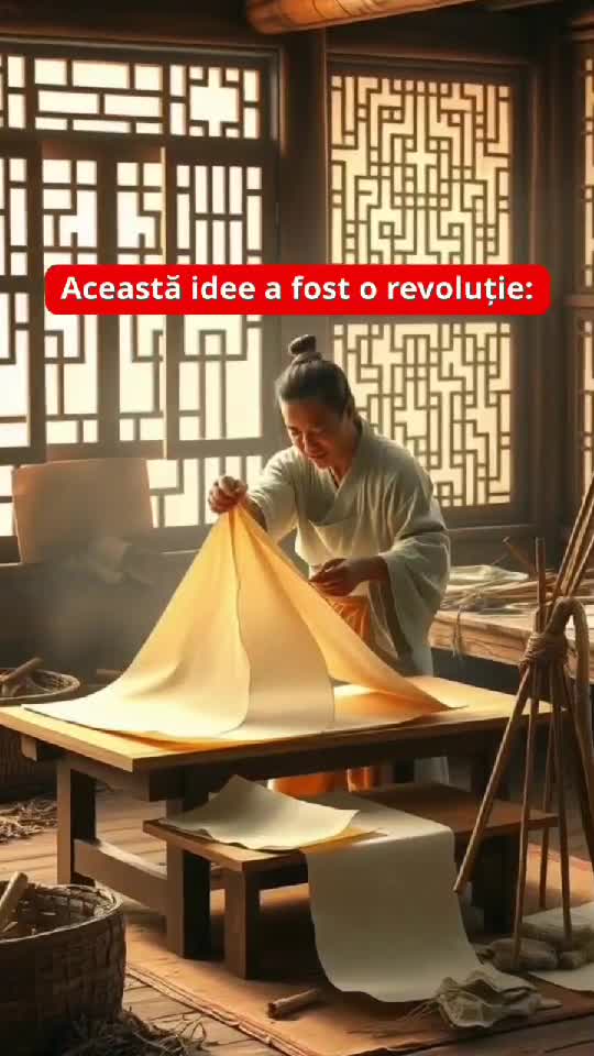 Originea Hârtiei – De la pergament la invenția care a schimbat lumea! Descoperă cum hârtia a revoluționat comunicarea și cunoașterea.