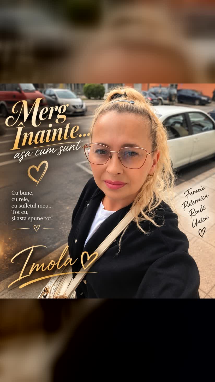„Nu toate drumurile au fost ușoare, dar fiecare m-a făcut femeia care sunt astăzi. Merg înainte cu zâmbetul pe buze❤️✨