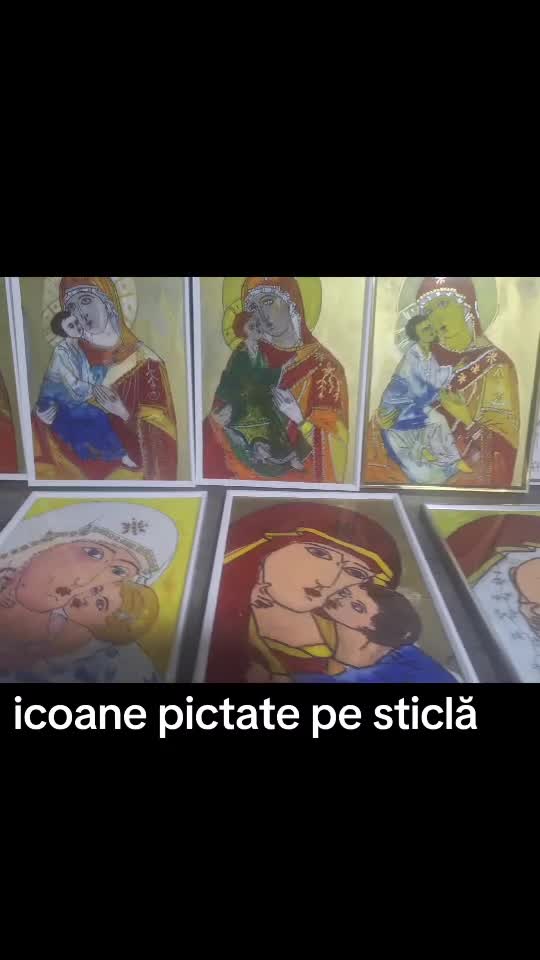 icoane # pe# sticla#