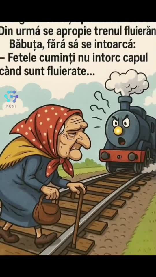 fetele cuminți nu întorc capul când sunt fluierate...😁😁