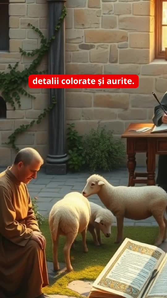 Rugăciune, muncă și tăcere – călugării medievali trăiau simplu, dar profund. O lume ascunsă între ziduri și manuscrise.