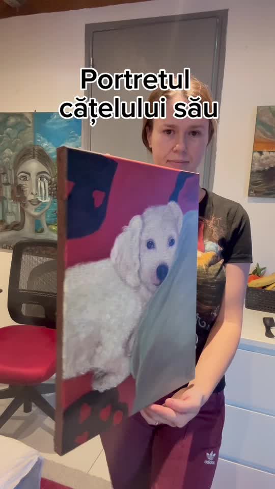 portret cățeluș