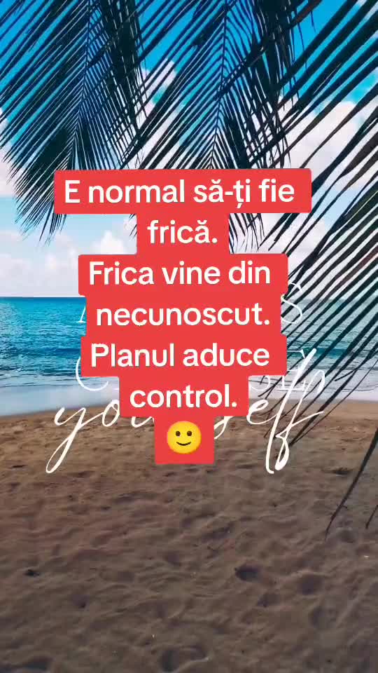 Știu cum e să vrei să începi, dar te oprește frica. Nu pentru că nu poți, ci pentru că nu ai claritate. Scrie-mi „GHID”. Link în bio.