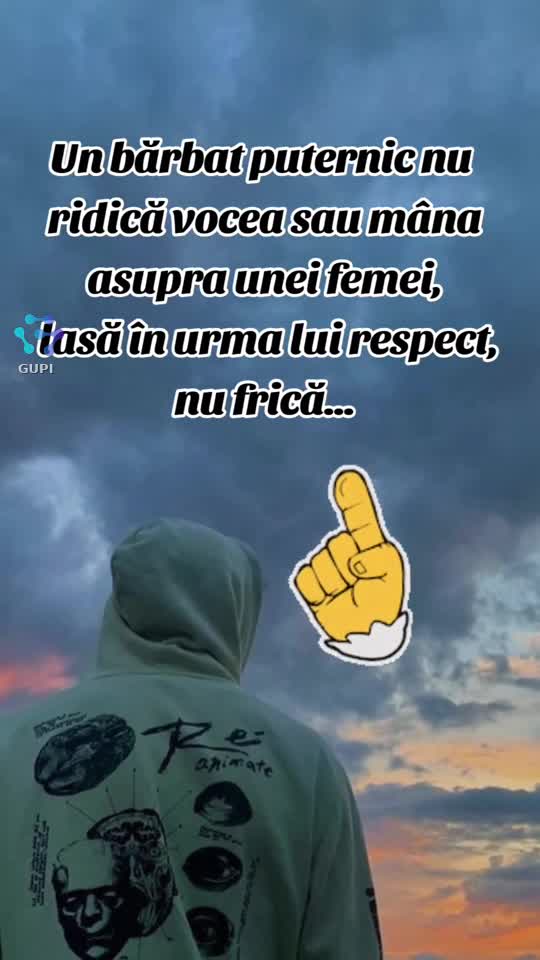 un bărbat puternic...☝️☝️☝️