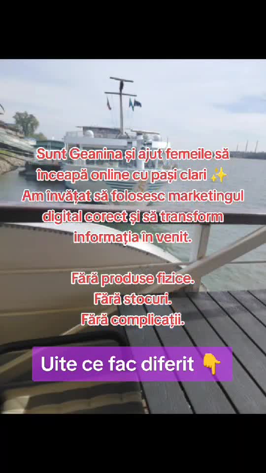 Vrei venit online, dar nu știi de unde să începi? Marketing digital, fără stocuri. Scrie „GHID” în privat 🤍 Link în bio.