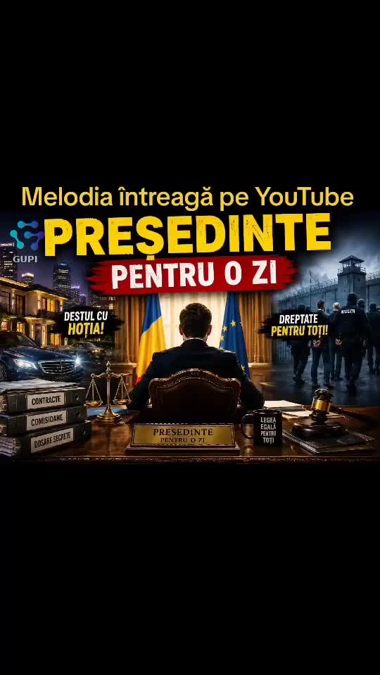 🇷🇴 „Președinte pentru o zi” – rap social despre România, dreptate și schimbare. Dacă ai avea puterea 24 de ore, ce ai schimba?