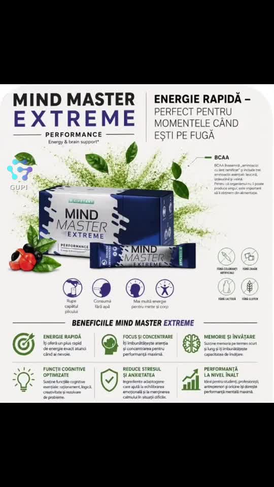 ⚡ Ai nevoie de energie rapidă și concentrare maximă?

Descoperă Mind Master Extreme – soluția ideală pentru momentele în care ești mereu pe fugă!