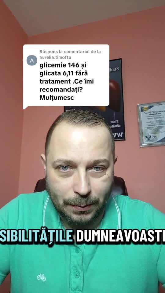 La o glicata de 6,11 recomand un stil de viață sănătos
