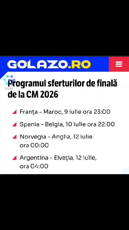 FIFA WORLD CUP 26 SFERTURILE DE FINALĂ CINE CREZI CA VA MERGE MAI DEPARTE