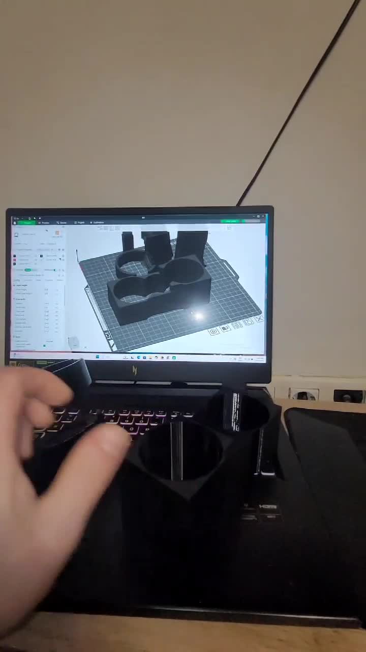 Suporti pahare pentru Bmw,Audi,Vw,seat etc. printati 3D din plastic rezistent si durabil
