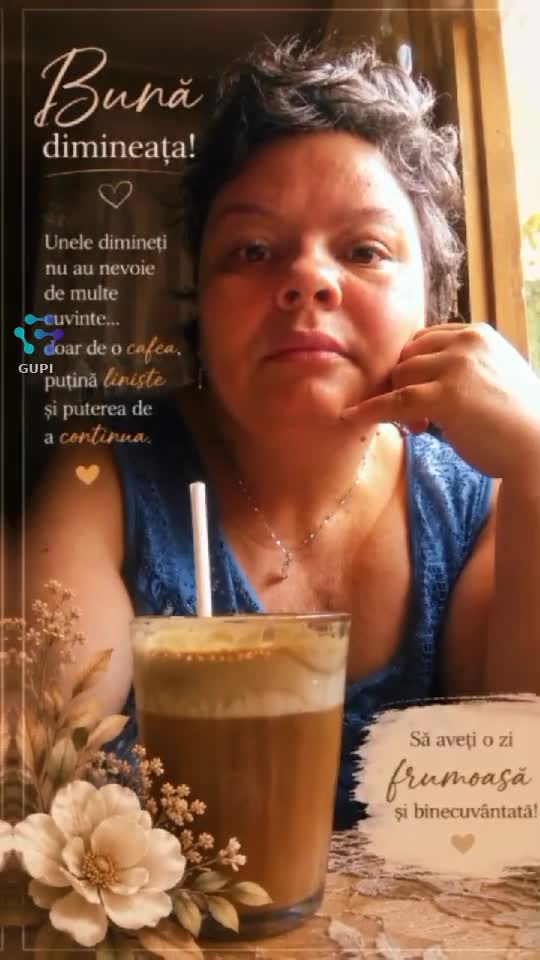 „Bună dimineața 🤎☕
Unele dimineți nu au nevoie de multe cuvinte…
doar de o cafea, puțină liniște și puterea de a continua. 🌧️🤎
Să aveți o zi frumoasă