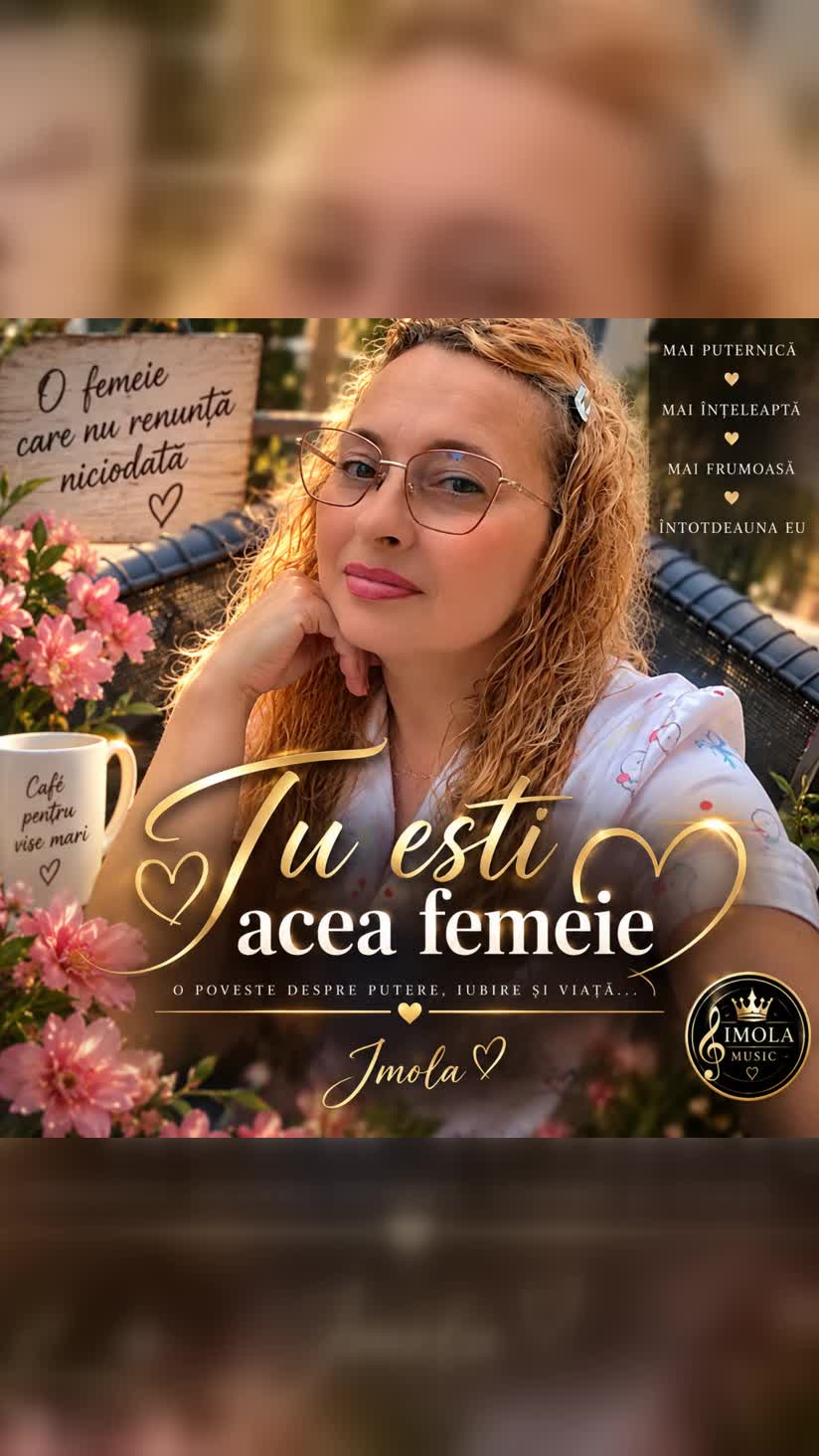 „Tu ești acea femeie” este povestea unei femei care a trecut prin furtuni, dar nu și-a pierdut zâmbetul, puterea și dorința de a iubi.